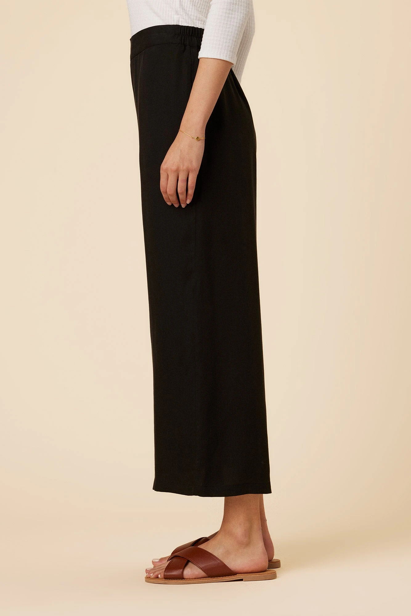 Olivia Tencel Pant - Black 2 Olivia Tencel Pant - Black - Image 2