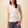 Ryan Upcycled Cotton Top - White