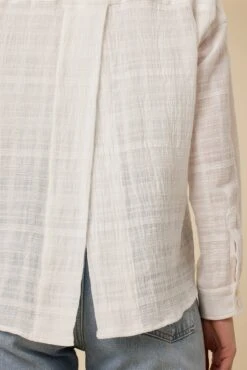 Madison Button Down - White -Outlet Sleek Vest Store 7941 Madison White 1339