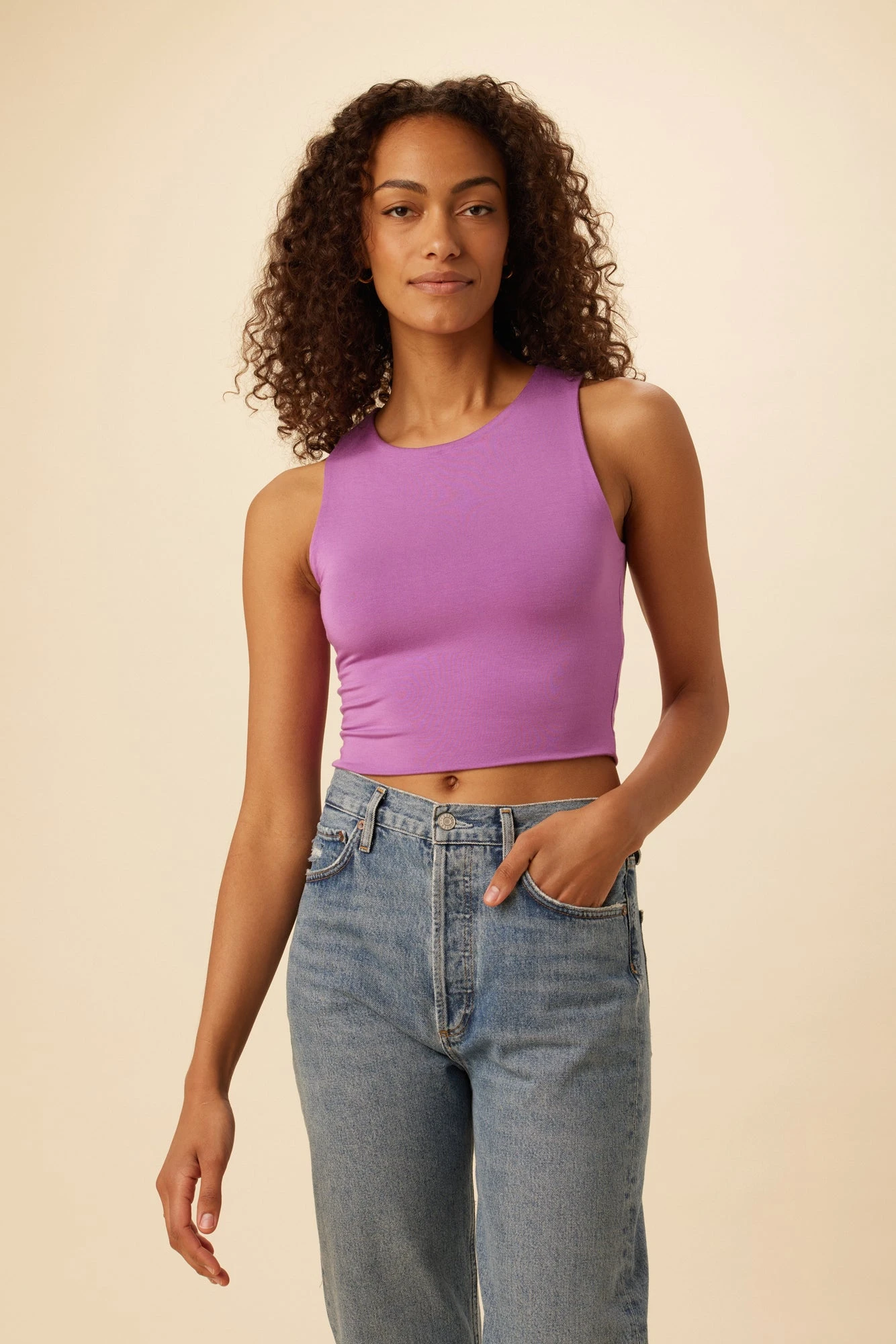 Alaina Dream Knit Tank - Cosmos 1 Alaina Dream Knit Tank - Cosmos