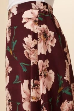 Blaze Washable Silk Skirt - Paysage Sepia -Outlet Sleek Vest Store 8327 Blaze Paysage Sepia 4