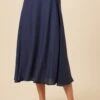 Blaze Tencel Midi Skirt - Indigo