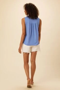 Hartley Reverie Slub Tank - Sky - ReAmour -Outlet Sleek Vest Store 9317 Hartley Sky 3 5c5a3ba9 c687 4bb3 ac48 5e284e7f0dbe