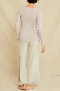 Itana Long Sleeve Dream Rib Tee - Dawn -Outlet Sleek Vest Store 9456 Itana Dawn 0315 web 6b155219 7e63 459b 9643 f609697b4dfd