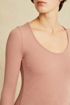 Itana Long Sleeve Dream Rib Tee - Quartz 7 Itana Long Sleeve Dream Rib Tee - Quartz -Outlet Sleek Vest Store 9456 Itana Quartz 4162 web 6ba8512c 1a18 4d7c 948c 75b0450f44e0