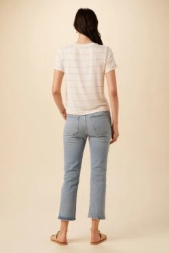 Berkeley Dream Knit Tee - Havana Stripe Rose -Outlet Sleek Vest Store 9493 SS Berkeley Havana Stripe Natural Pink 3 4c2757ed 9b3c 4d52 8878 b9ca8939e511