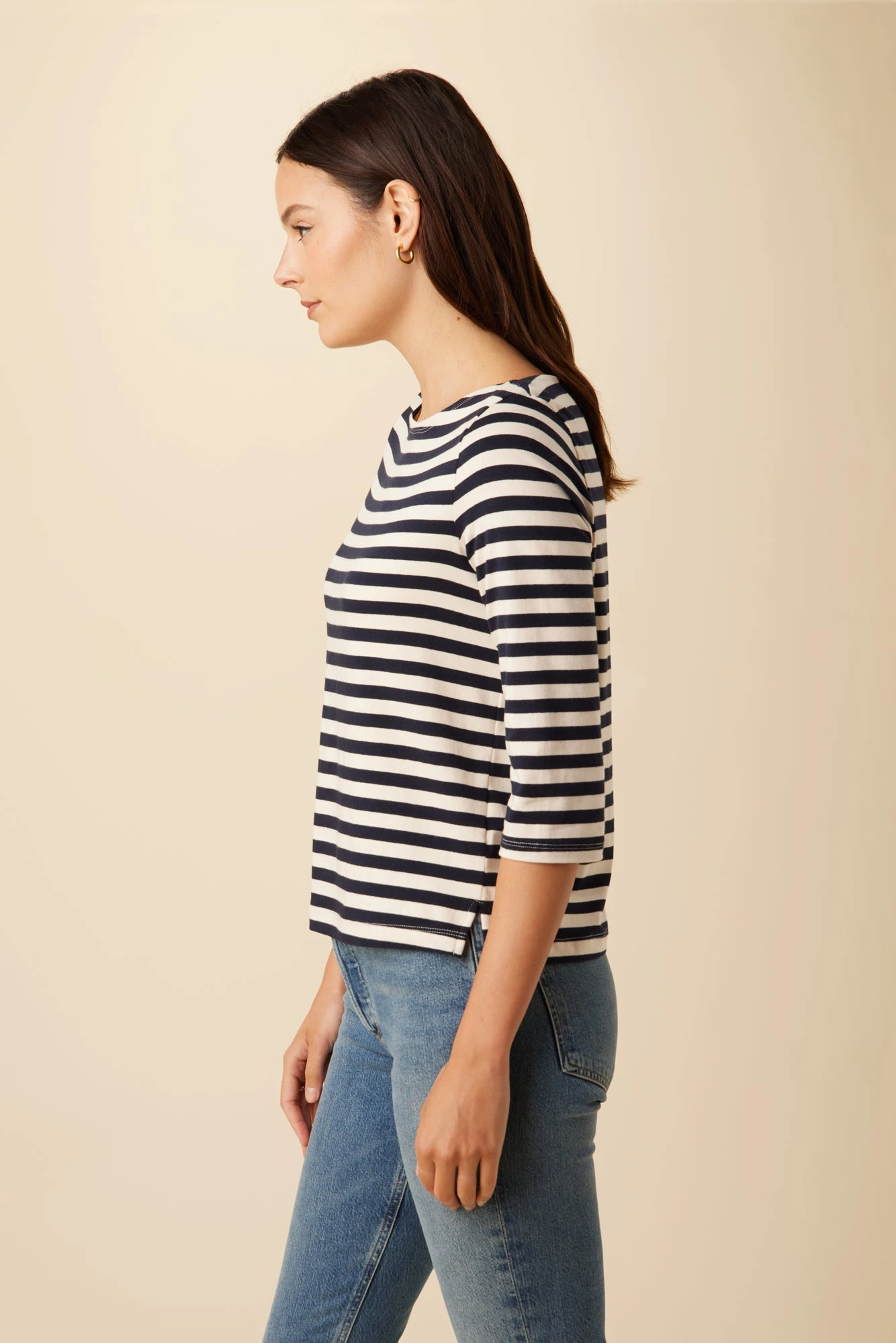 Cecelia Reverie Knit Tee - Paris Stripe 2 Cecelia Reverie Knit Tee - Paris Stripe - Image 2