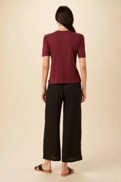 Odilia Reverie Slub Tee - Pinot 6 Odilia Reverie Slub Tee - Pinot -Outlet Sleek Vest Store 9828 Odilia Pinot 3