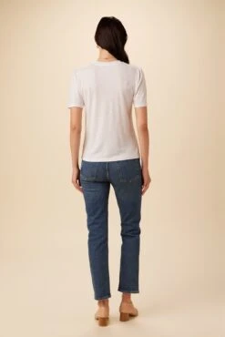 Odilia Reverie Slub Tee - White 6 Odilia Reverie Slub Tee - White -Outlet Sleek Vest Store 9828 Odilia Slub White 3