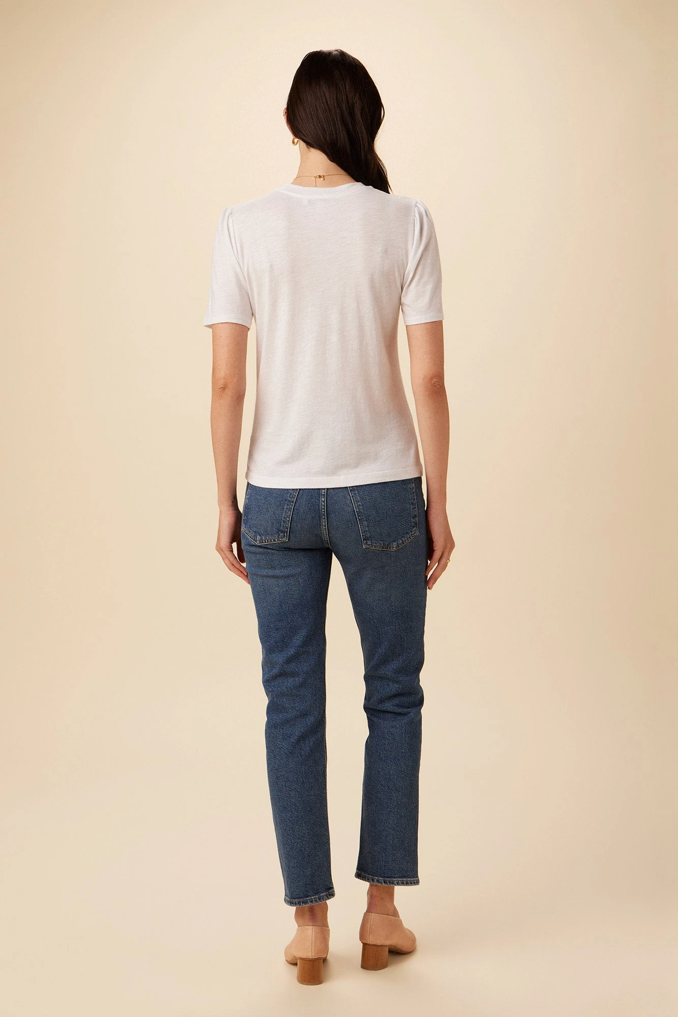 Odilia Reverie Slub Tee - White 3 Odilia Reverie Slub Tee - White - Image 3