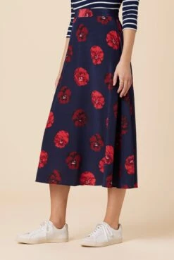 Blaze Washable Silk Skirt - Albany Floral 7 Blaze Washable Silk Skirt - Albany Floral -Outlet Sleek Vest Store 9838 Blaze Albany Floral 2