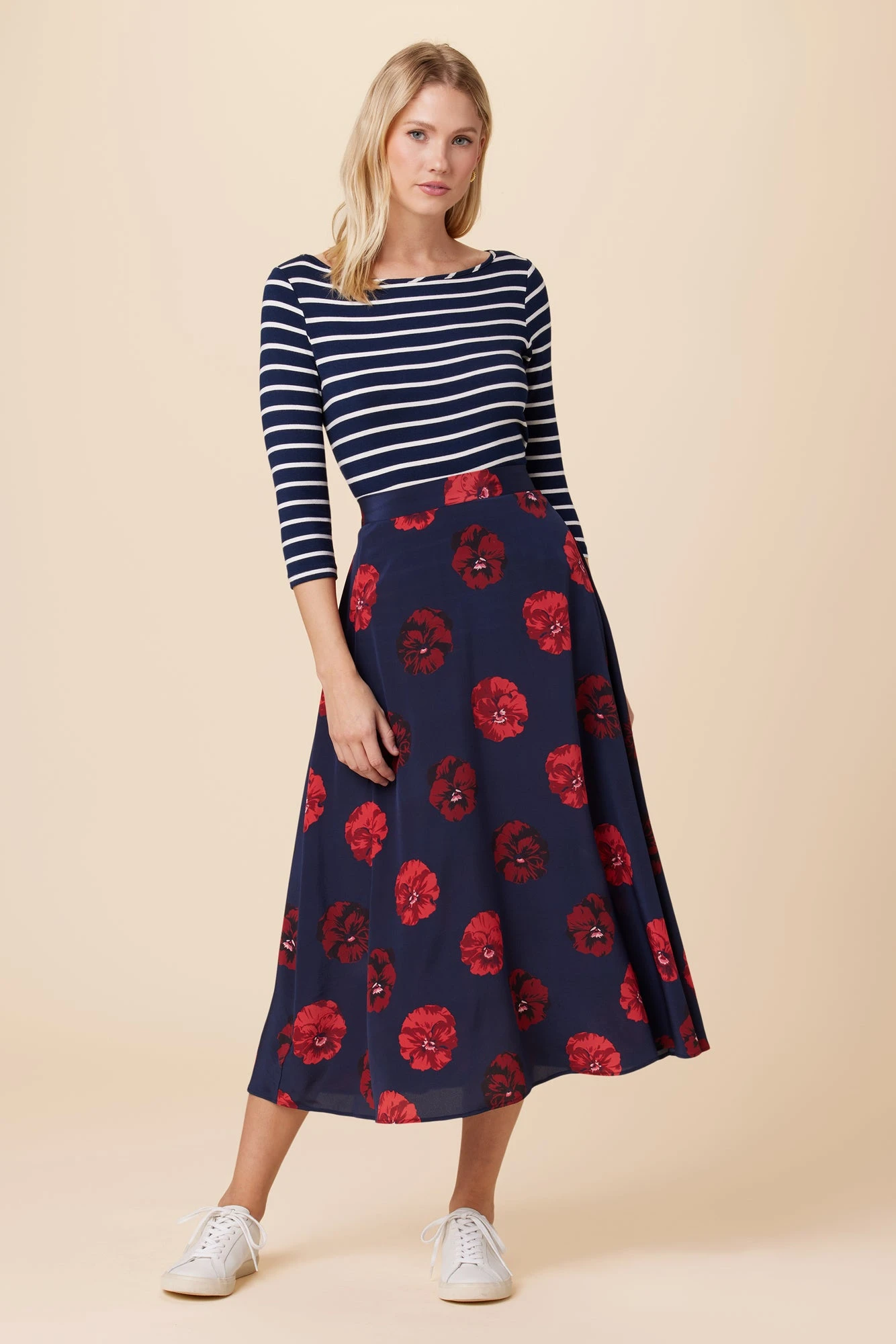 Blaze Washable Silk Skirt - Albany Floral 2 Blaze Washable Silk Skirt - Albany Floral - Image 2