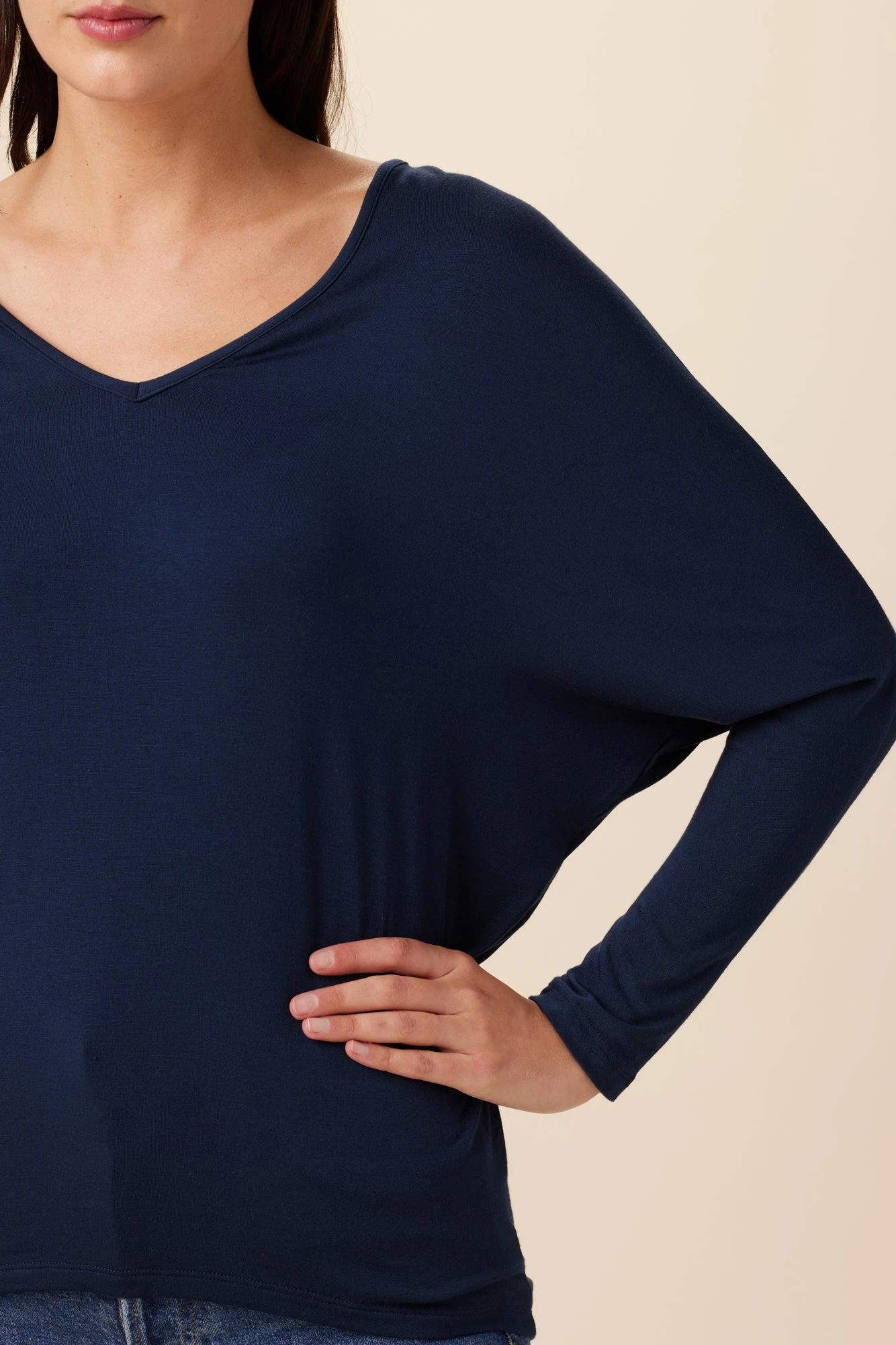 Mayr Long Sleeve Dream Knit Tee - Ocean 4 Mayr Long Sleeve Dream Knit Tee - Ocean - Image 4