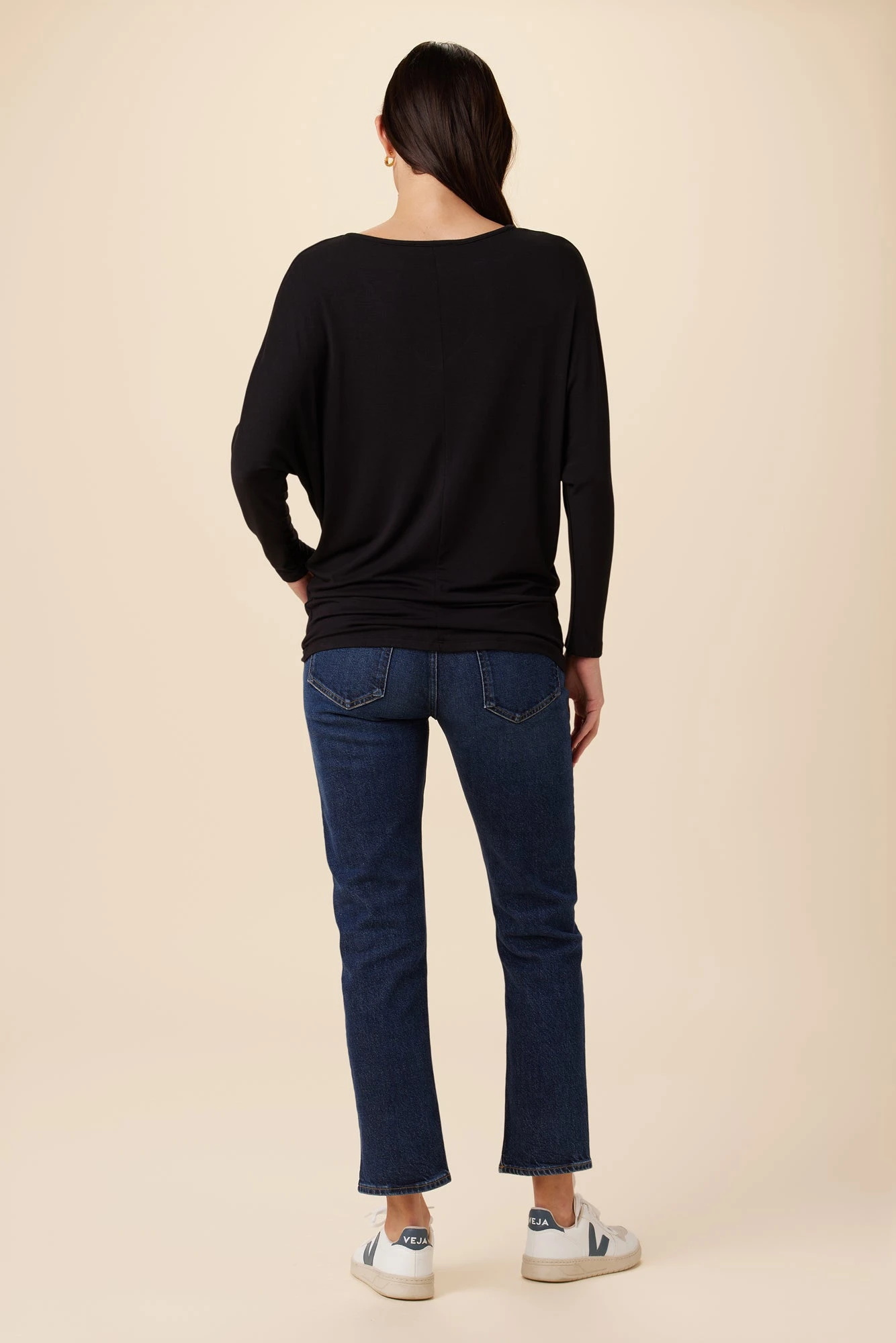 Mayr Long Sleeve Dream Knit Tee - Black 3 Mayr Long Sleeve Dream Knit Tee - Black - Image 3