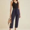 Anissa TENCEL™ Twill Pant - Navy