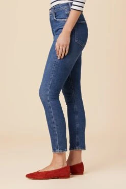 AGOLDE Nico High Rise Slim Fit Jean - Cycle -Outlet Sleek Vest Store Nico Cycle 2 0bf2624c 0650 4cd5 9c55 9c11599d721e