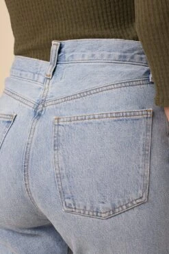 AGOLDE Criss Cross Straight Jean - Dimension -Outlet Sleek Vest Store TBD Criss Cross Straight Dimension 5