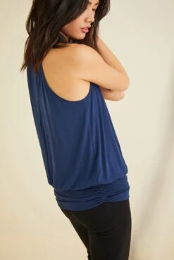Agnes Dream Knit Top - Navy -Outlet Sleek Vest Store agnes navy 0097 web 71cfae46 ace2 4d51 8147 e4d179de5ad7