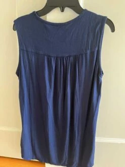 Melis Keyhole Tank - Navy - ReAmour -Outlet Sleek Vest Store recurate submission 62815 2